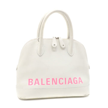 BALENCIAGA Handbag Women's White Leather 550645 0066 V 002123