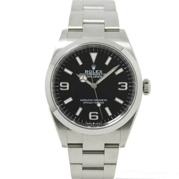 ROLEX Explorer 1 124270 Random Number Roulette Men's Watch Black Dial Automatic