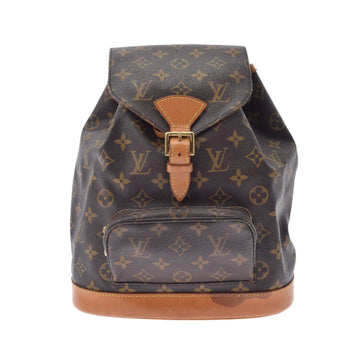 Louis Vuitton Monogram Montsuri MM Brown M51136 Unisex Canvas Rucksack/Daypack