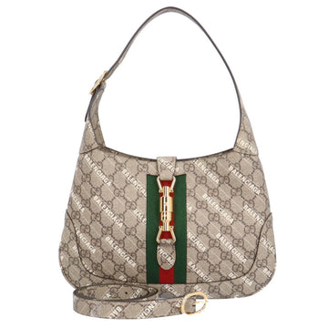 GUCCI Balenciaga Collaboration The Hacker Project Shoulder Bag GG Supreme Canvas Beige Ladies