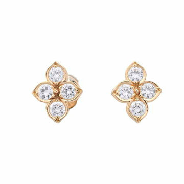 Cartier K18YG diamond Hindu earrings