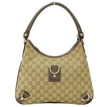 GUCCI Bag Ladies Shoulder Abbey GG Canvas Brown Beige 130738