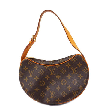 LOUIS VUITTON Shoulder Bag Monogram Pochette Croissant M51510 Brown Ladies