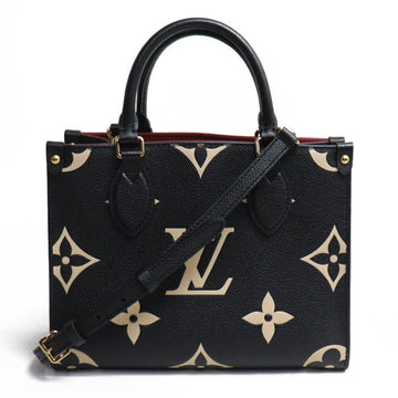 LOUIS VUITTON On the Go PM 2Way Shoulder Bag Monogram Empreinte Black M45659 IC Women's