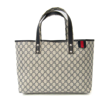 GUCCI GG Plus 211134 Men,Women PVC,Leather Tote Bag Beige,Black