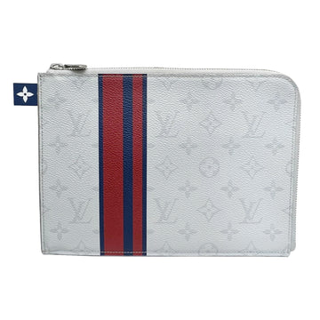 Louis Vuitton Pochette Joule PM M61745 TJ1106 Second Bag Clutch Monogram White Men's Series