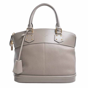 LOUIS VUITTON Suhari Lockit PM handbag M91790 gray leather