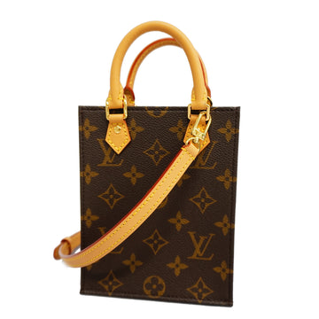 LOUIS VUITTONAuth  Monogram 2way Bag Petite Sac Plastic M81295