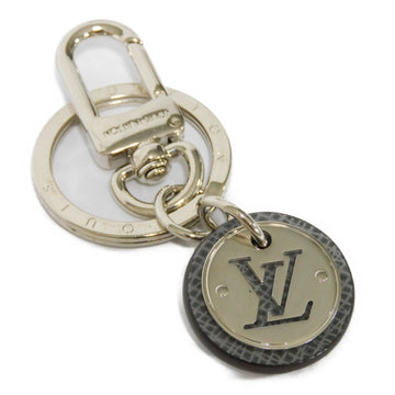 LOUIS VUITTON Keychain Portocle Neo LV Club Gray Circle Keyring Taiga Glacier M00034 Men's