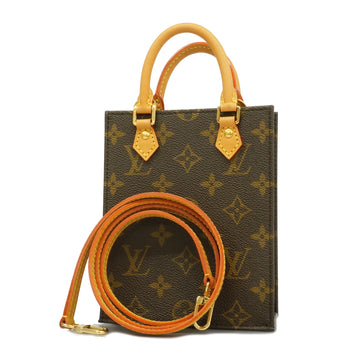 LOUIS VUITTON[3yc2111] Auth  2way Bag Monogram Petite Sac Pla M81295