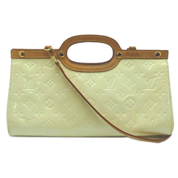 Louis Vuitton Roxbury Drive Women's Shoulder Bag M91374 Monogram Vernis Perle (Yellow Beige)