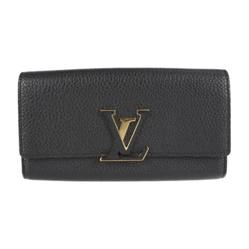 Louis Vuitton Portefeuille Capucines Long Wallet M61248 Taurillon Leather Noir Made in 2020