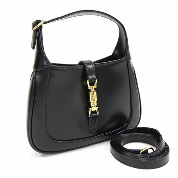 Gucci Handbag Jackie 1961 Mini Hobo Black Leather Women's Shoulder Bag Micro GUCCI