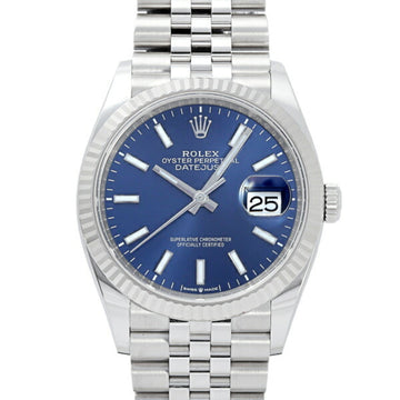 ROLEX Datejust 36 126234 Bright Blue Dial Watch Men's