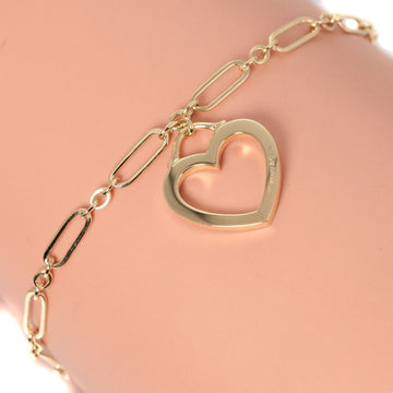 TIFFANY Bracelet Sentimental Heart 4.16g K18YG Yellow Gold &Co.