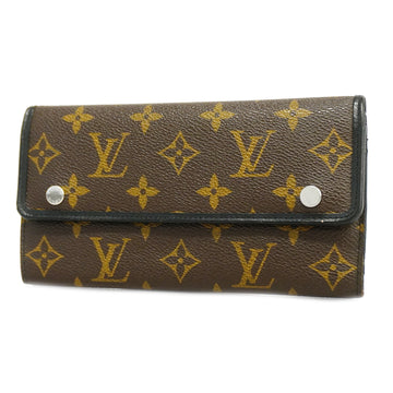 LOUIS VUITTONAuth  Monogram Macassar Portofeuillon M60168 Men's Long Wallet