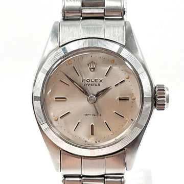 ROLEX Oyster Precision 6410 Watch Stainless Steel Silver Manual Winding Dial Ladies