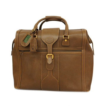 GUCCIAuth  Old  010 525 1742 Men,Women,Unisex Leather Boston Bag Brown