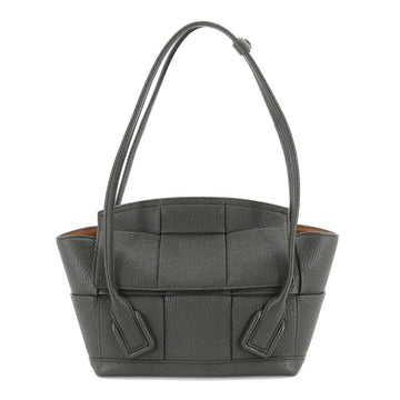 BOTTEGA VENETA Intrecciato Small The Arco Tote Bag Leather Dark Green