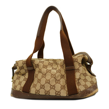 GUCCIAuth  Handbag 92734 Women's GG Canvas Beige