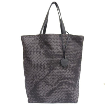 BOTTEGA VENETA Nylon Intreccio Tote Bag Black Women's