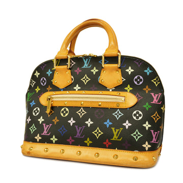 LOUIS VUITTONAuth  Monogram Multicolore Alma M92646 Women's Handbag Noir