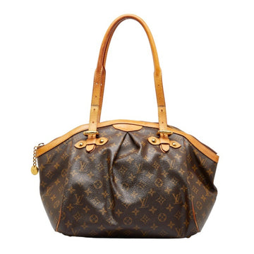 LOUIS VUITTON Monogram Tivoli GM Handbag Shoulder Bag M40144 Brown PVC Leather Ladies