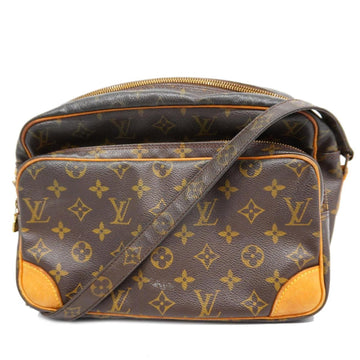 LOUIS VUITTON Shoulder Bag Monogram Nile M45244 Brown Ladies