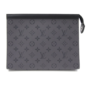 Louis Vuitton Clutch Bag Monogram Eclipse Reverse Pochette Voyage M69535 Men's Second LOUIS VUITTON