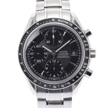 Omega Speedmaster Date 3210.50 Men's SS Watch Automatic Winding Black Dial