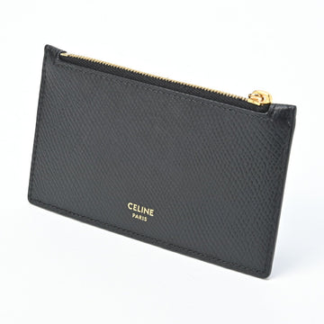 CELINE Zip Compact Card Holder Essential 10B683BSG.38NO