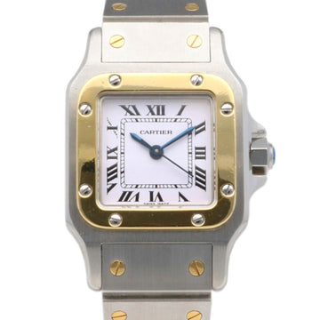 CARTIER Santos Garbe SM watch stainless steel self-winding ladies