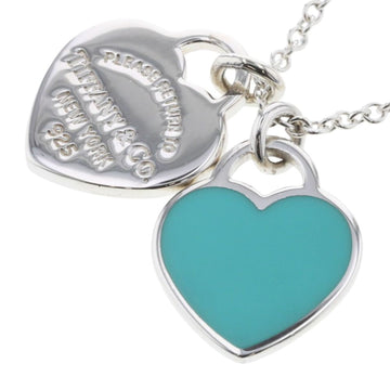 TIFFANY Necklace Return to Double Heart Tag SV925 Women's &Co.