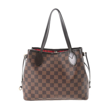 LOUIS VUITTON Damier Neverfull MM Tote Bag Ebene Cerise N41358