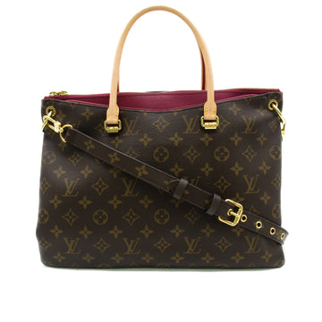 LOUIS VUITTON Pallas Tote Bag Brown Aurore Monogram PVC coated canvas M40906