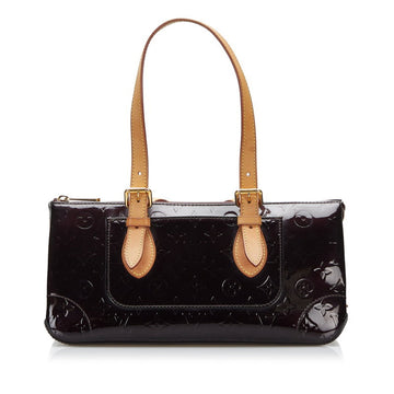 Louis Vuitton Vernis Rosewood Avenue Handbag M93510 Amaranto Patent Leather Women's LOUIS VUITTON