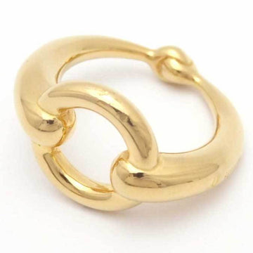 HERMES scarf ring metal gold ladies