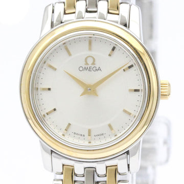 OMEGAPolished  De Ville Prestige 18K Gold Steel Ladies Watch 4370.31 BF548233