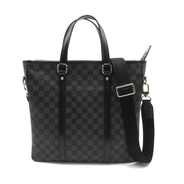 LOUIS VUITTON Tadao Black Damier graphite PVC coated canvas N41259