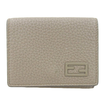 FENDI leather tri-fold wallet 7M0280AG gray ladies