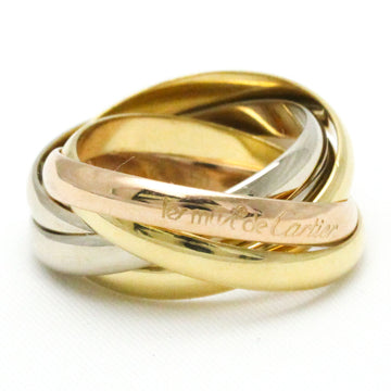 CARTIER Trinity Pink Gold [18K],White Gold [18K],Yellow Gold [18K] Fashion No Stone Band Ring Gold