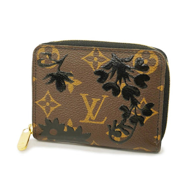 LOUIS VUITTON Wallet/Coin Case Monogram Blossom Zippy Coin Purse M62547 Brown Ladies