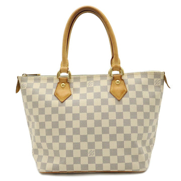 LOUIS VUITTON Damier Azur Saleya PM Handbag Tote Bag Shoulder N51186