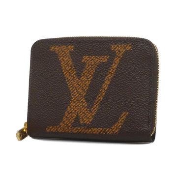 LOUIS VUITTON Wallet/Coin Case Monogram Giant Zippy Coin Purse M69354 Brown Ladies