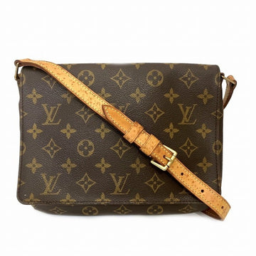 LOUIS VUITTON Monogram Musette Tango M51257 Short Bag Shoulder Ladies