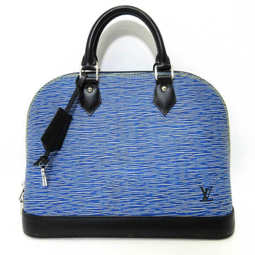 LOUIS VUITTON Monogram mini Alma handbag Blue M92202 In Great