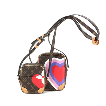 Louis Vuitton Monogram Game On Panam Set Shoulder Bag Brown RFID M57450 Paname set