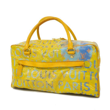 LOUIS VUITTONAuth  Monogram Pulp Weekender PM M95733 Women's Handbag Jaune