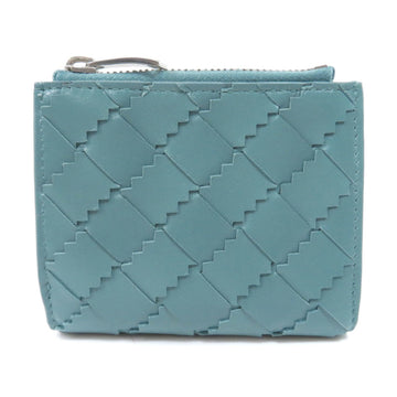 Bottega Veneta Intrecciato Tri-Fold Bi-Fold Wallet Leather Ladies