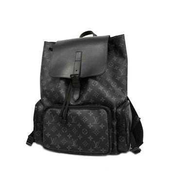 LOUIS VUITTONAuth  Monogram Eclipse Trio Backpack Men's Backpack